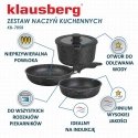 COMPLETE SET OF MARBLE COATED NON-STICK PANS 5-PIECE KLAUSBERG KB-7858 COMPLETE SET OF MARBLE COATED NON-STICK PANS 5-PIECE KLAUSBERG KB-7858