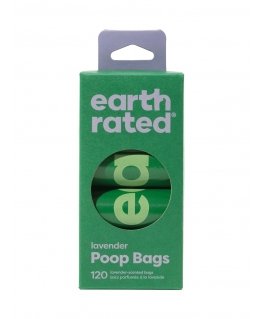 Earth Rated 870856000024 koera ja kassi kakakott 120 tk Plast Ühekordselt kasutatav