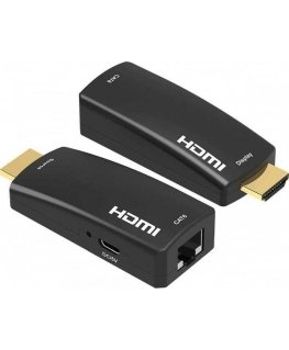PREMIUMCORD HDMI FULL HD 1080p удлинитель до 50 м по одному кабелю Cat5e/6