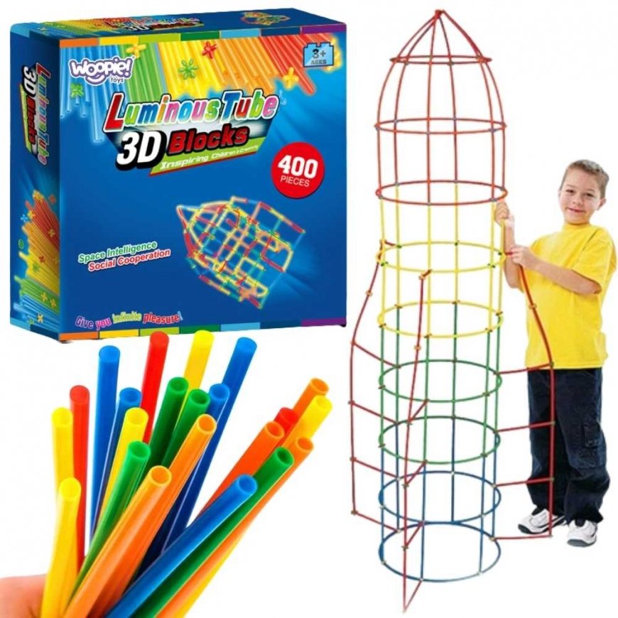 WOOPIE building blocks glowing straws 400 pcs