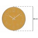 Atmosphera Tylus magamisto seinakell vaikse mehhanismiga, kollane, Ø 30 cm Atmosphera Tylus magamisto seinakell vaikse mehhanismiga, kollane, Ø 30 cm