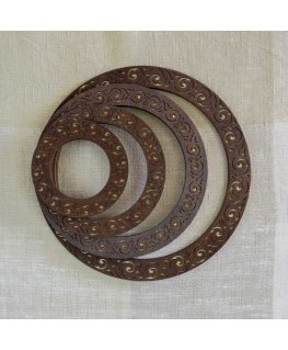 BOBKOVA ANNA FOP, reg. Nr. 2917408480 Lankas su magnetais 18 cm (Wenge) PM-017-1818W