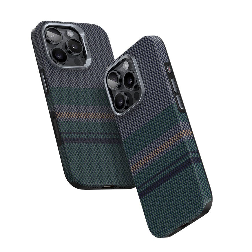 Benks Dėklas Magnetic Armor Pro Aurora Kevlar 600D (BC66) on mõeldud Apple iPhone 16 Pro Max (kaamera juhtnupp) – 3
