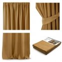 AmeliaHome CURT/AH/BLACKOUT/PLEAT/MUSTARD/140X270/1PC AmeliaHome CURT/AH/BLACKOUT/PLEAT/MUSTARD/140X270/1PC