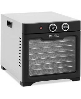 Royal Catering Ruokakuivuri hedelmille, sienille, yrteille, 8 hyllyä, 800 W