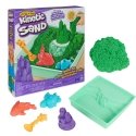 Kinetic Sand , Sandbox Set with 1lb Green Play Sand, 4 Tools & Molds, Storage, Sensory Toys for Kids