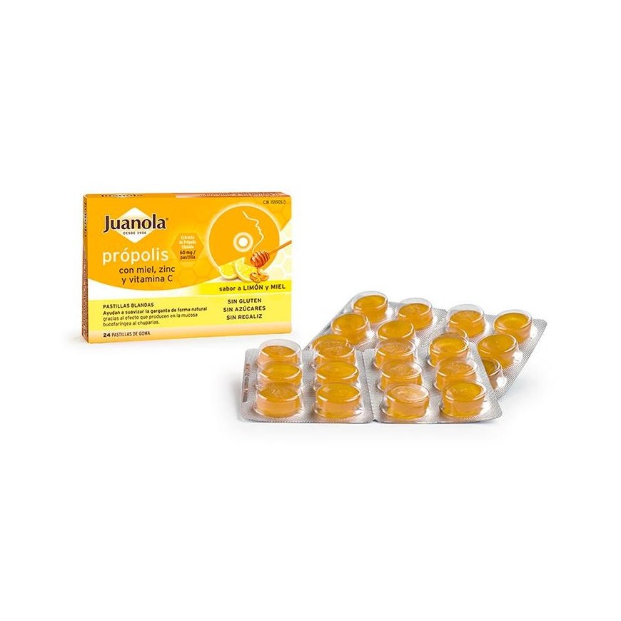 Juanola Propolisa Medus Cinks C vitamīns