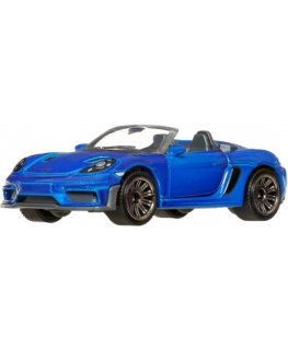„Matchbox Moving Parts“ automobilis „Porsche 718 Spyder RS 2024“ tumši zils automobilis