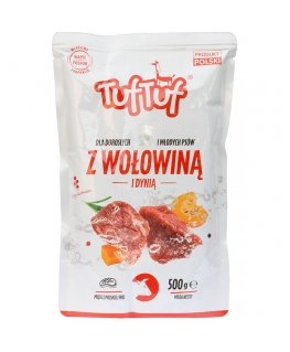 TUF TUF maapinnase kana porganditega - märg koeratoit - 500g