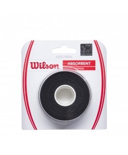Wilson Absorbx Overgrip gripi, 3 iepakojums, melns