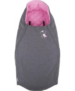 CuddleCo Comfi-Extreme veekindel magamiskott - hall melange / roosa