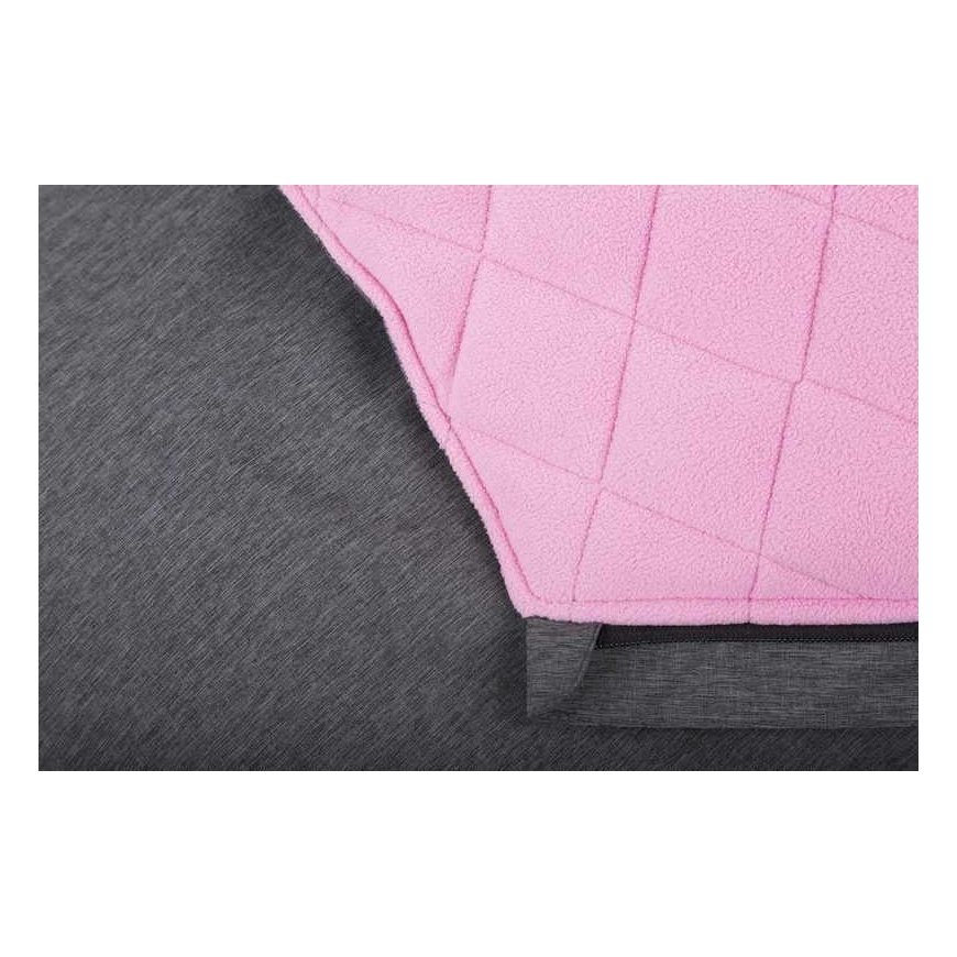 CuddleCo Comfi-Extreme waterproof sleeping bag - gray melange / pink – 3
