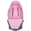 CuddleCo Comfi-Extreme waterproof sleeping bag - gray melange / pink