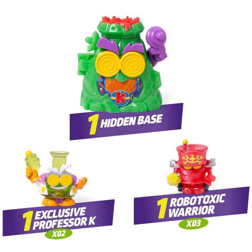 Orbico „SuperThings Rivals of Kaboom“ paslēptās bāzes profesora K komplekts Tajna Baza – 4