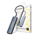 USB-C 6 in 1 Hub Wozinsky WHBC10Y4S Multifunctional, Aluminum, w USB-C 6 in 1 Hub Wozinsky WHBC10Y4S Multifunctional, Aluminum, w