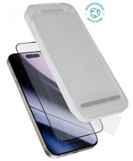 "Epico Hero Glass 3D" ultra-wide angle case with dust applicator, 2 pcs., designed for iPhone 15/16