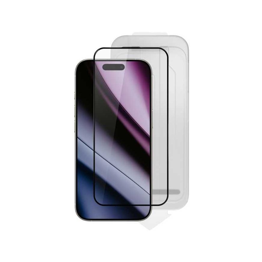 "Epico Hero Glass 3D" ultra-wide angle case with dust applicator, 2 pcs., designed for iPhone 15/16 – 5