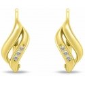 Brilio Silver Beautiful gold-plated jewelry set with zirconia SET292Y (earrings, pendant) Brilio Silver Beautiful gold-plated jewelry set with zirconia SET292Y (earrings, pendant)