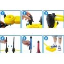 WOOPIE double foam rocket launcher, 8 pcs. WOOPIE double foam rocket launcher, 8 pcs.