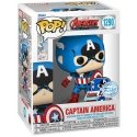 Фигурка Funko POP Marvel Мстители Капитан Америка Эксклюзив