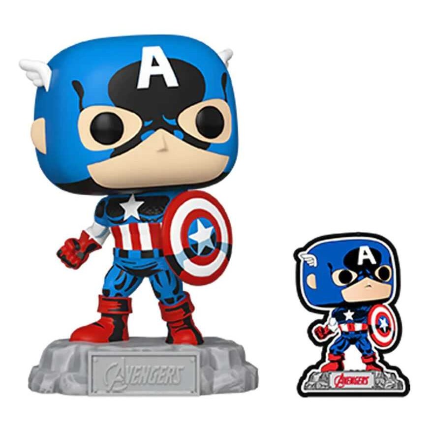 Фигурка Funko POP Marvel Мстители Капитан Америка Эксклюзив – 2