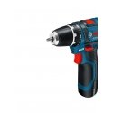 Bosch Akku-Bohrschrauber 12 V Li-Ion 1300 RPM musta, Sininen, Punainen
