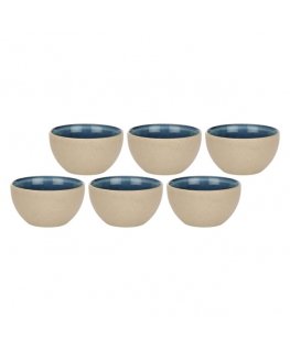 ROSE&TULIPS ARPEGGIO 6 bowl set 11.5 cm, blue