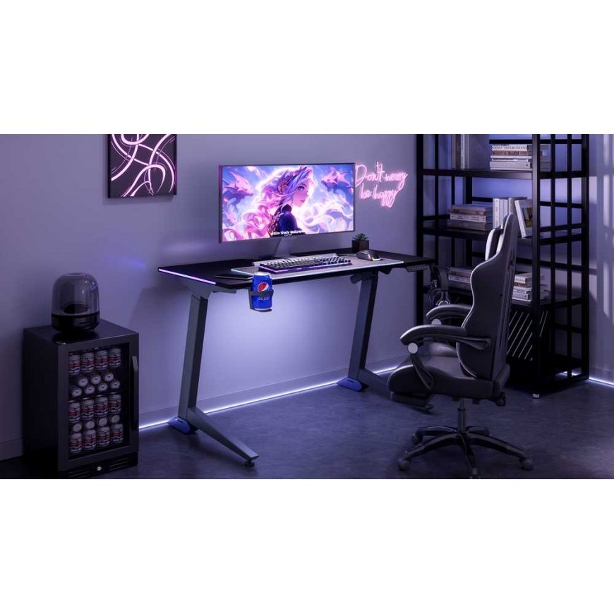 Flexispot GT3-V2 Multifunctional Height Adjustable Gaming Desk – 4