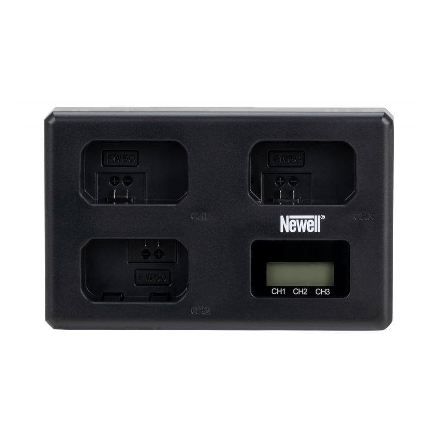Newell TT-USB-C Kolmikanavainen Laturi NP-FW50:lle Sonylle – 3