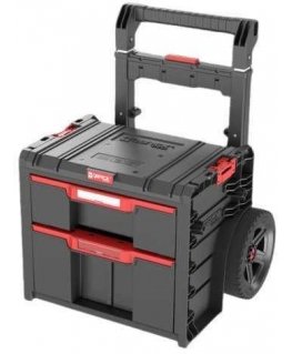 Q-Brick įrankių dėžė. Qbrick System PRO CART 2.0 PLUS DĖKLAS 2