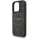 Guess PU odos 4G spalvotas žiedinis dirželis MagSafe dėklas skirtas Apple iPhone 16 Pro Max juodos spalvos Guess PU odos 4G spalvotas žiedinis dirželis MagSafe dėklas skirtas Apple iPhone 16 Pro Max juodos spalvos