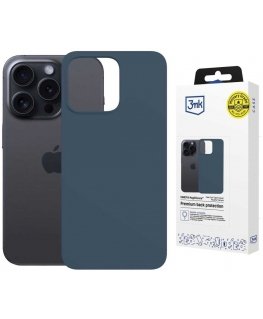 3MK Hardy MagSilicone -kotelo Apple iPhone 15 Pro:lle, sininen