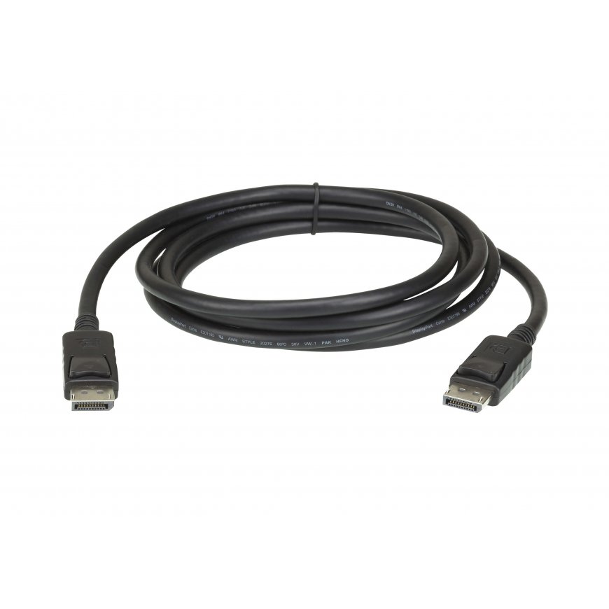 ATEN 2L-7D03DP DisplayPort-kaapeli 3 m musta