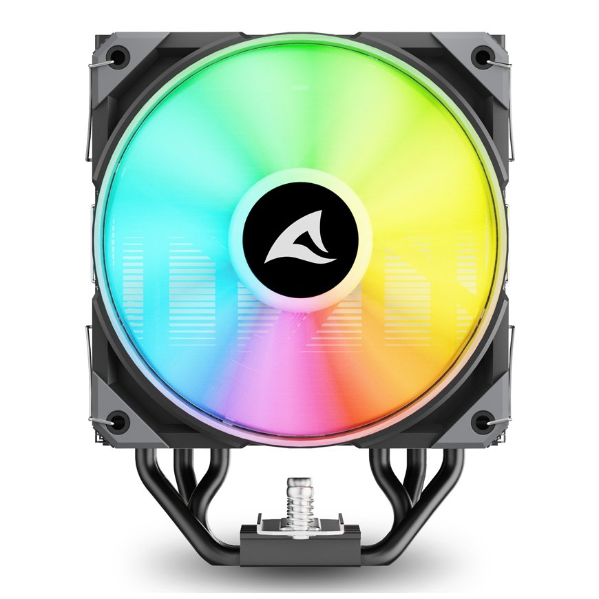 Sharkoon A50 RGB Processor Air cooler 12 cm Black 1 pc(s) – 5