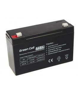 Green Cell AGM Battery 6V 12Ah - Batterie - 12.000 mAh Герметичная свинцово-кислотная (VRLA)