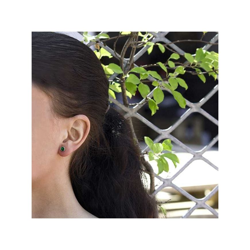Beneto Silver earrings with sparkling zircon AGUP1719S