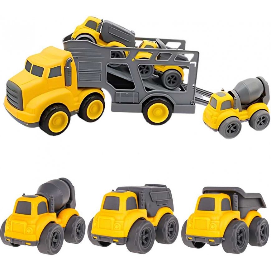 WOOPIE 4in1 Set tow truck-construction vehicles – 3