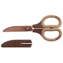 Scissors with insert 'SAKUtto Cut Hikigiri', brown (Mocha color) NH-HT175M Scissors with insert 'SAKUtto Cut Hikigiri', brown (Mocha color) NH-HT175M