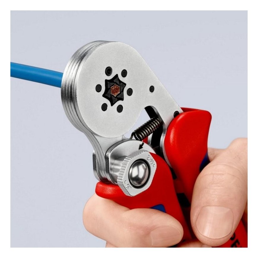 Antgalių užspaudimo replės su savaiminiu susireguliavimu KNIPEX 975514 – 5