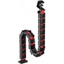 Nanors 'Nano RS' table cable organizer / cover, 1345 mm, black and red, RS125 Nanors 'Nano RS' table cable organizer / cover, 1345 mm, black and red, RS125