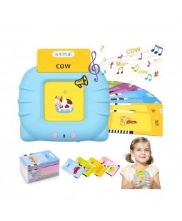 Kiddyz Speech Learning Toy with Cards 112 pcs English Word Recog