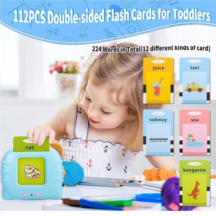 Kiddyz runas apguves rotaļlieta ar kartītēm – 112 gab. angļu vār – 2