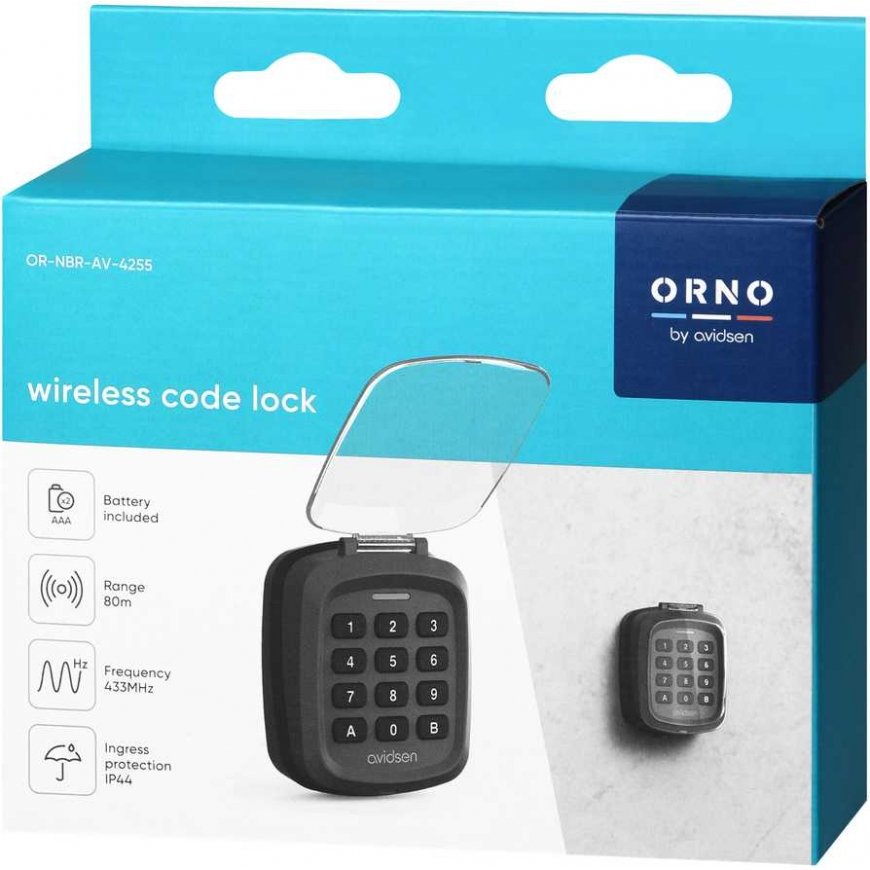 Wireless code lock ORNO for gate drives, made by Avidsen – 3