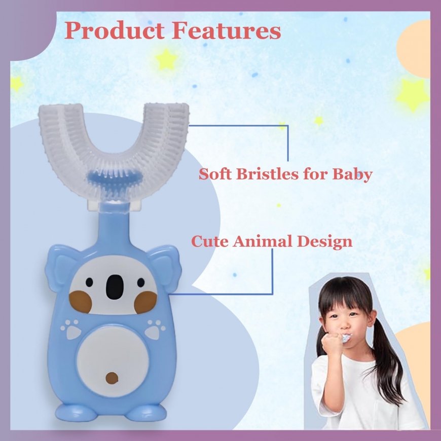 Kiddyz U1 Electric Tooth brush kids 2–6 years U shape soft silic – 3