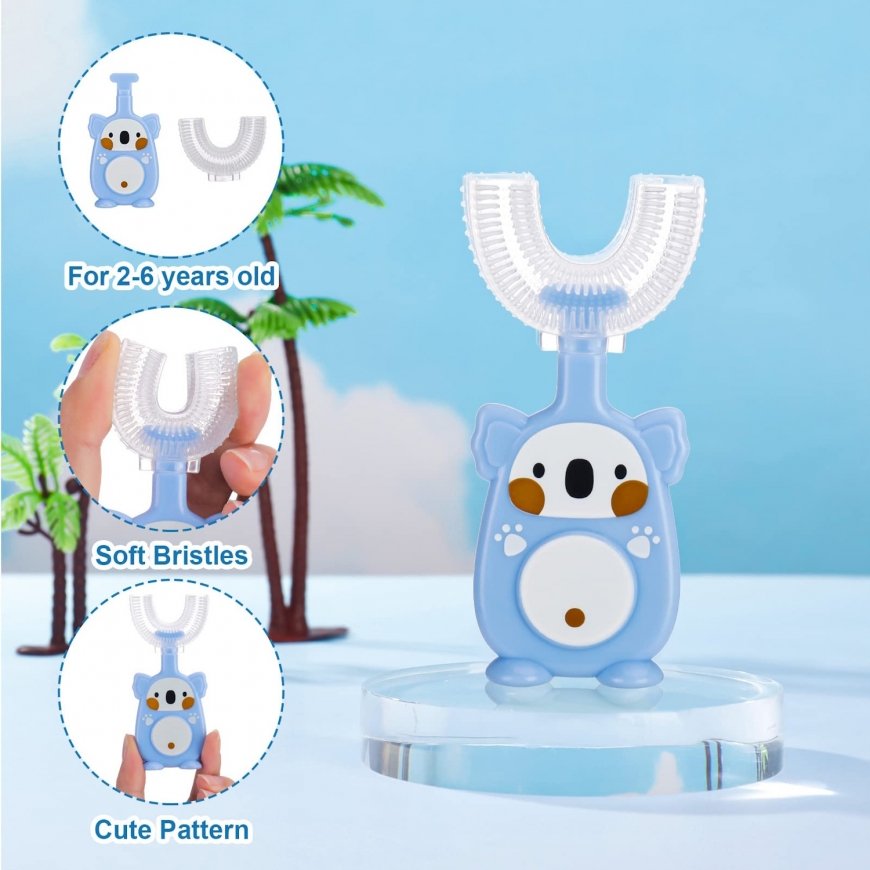 Kiddyz U1 Электрическая зубная щётка для детей 2–6 лет с U-образ – 5