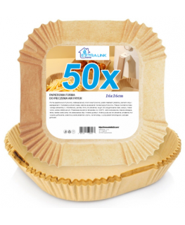Extralink Paper Liners for Air Fryer 16 x 16 cm, 50 pcs