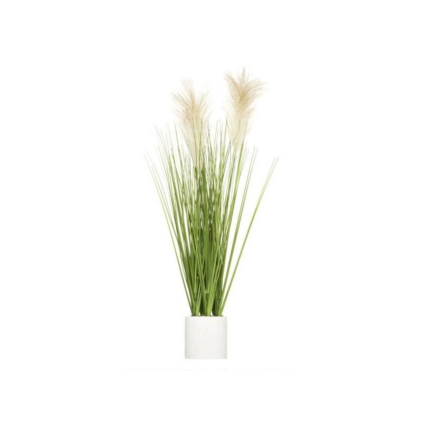 Atmosphera Artificial decorative grass in a cement pot, height 70 cm