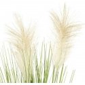 Atmosphera Artificial decorative grass in a cement pot, height 70 cm Atmosphera Artificial decorative grass in a cement pot, height 70 cm