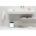 Brabantia Bo Waste Bin 7 L Taisnleņķa Tērauds Melns, Balts Brabantia Bo Waste Bin 7 L Taisnleņķa Tērauds Melns, Balts