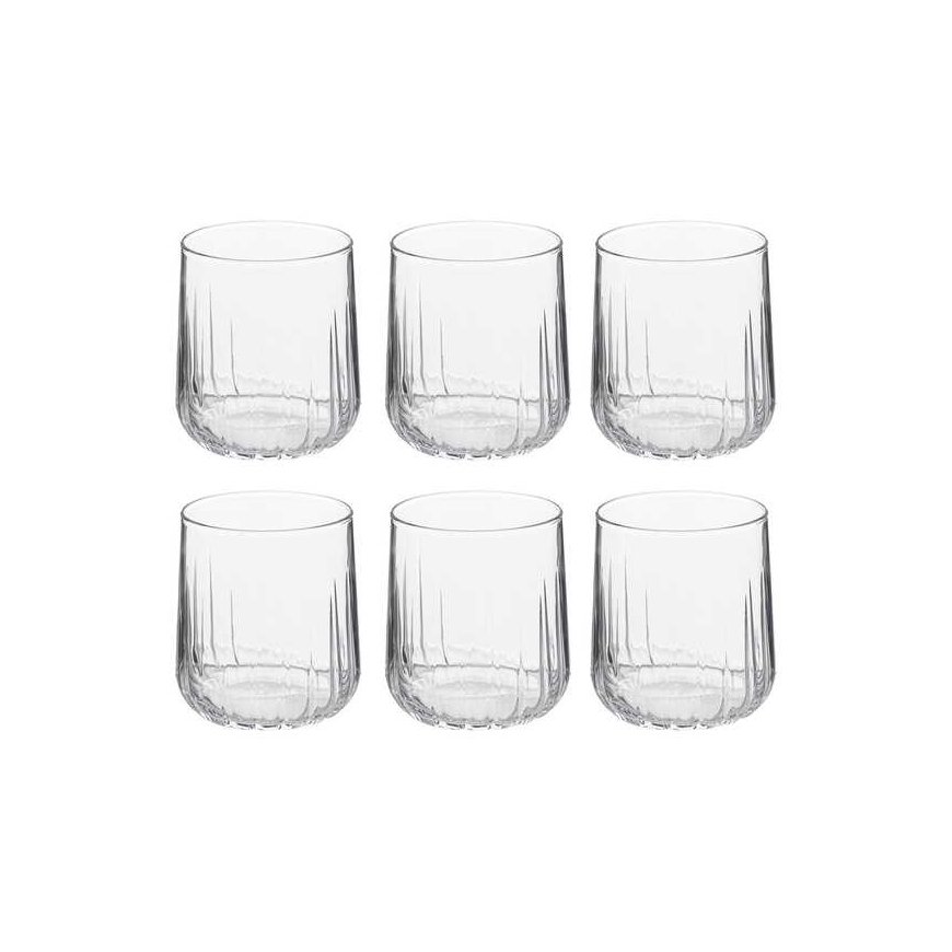 PIECES Low glasses Dieg'eau, 6 pcs of 310 ml each